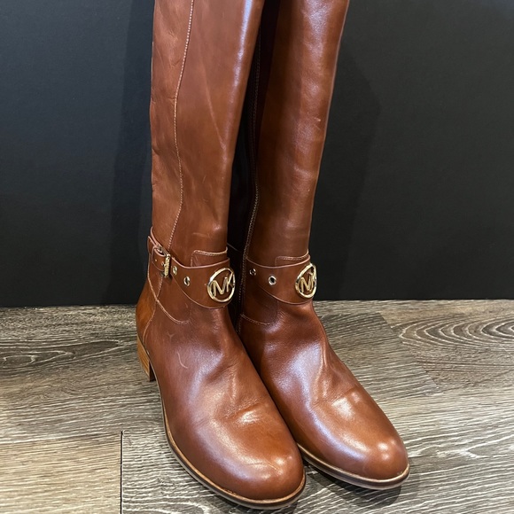 michael kors heather riding boots